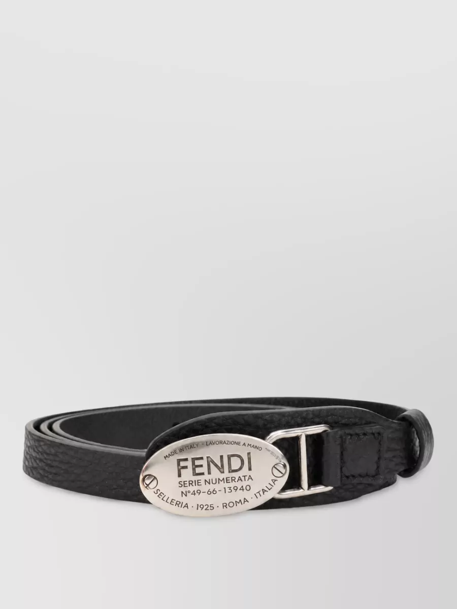 Fendi leather belt