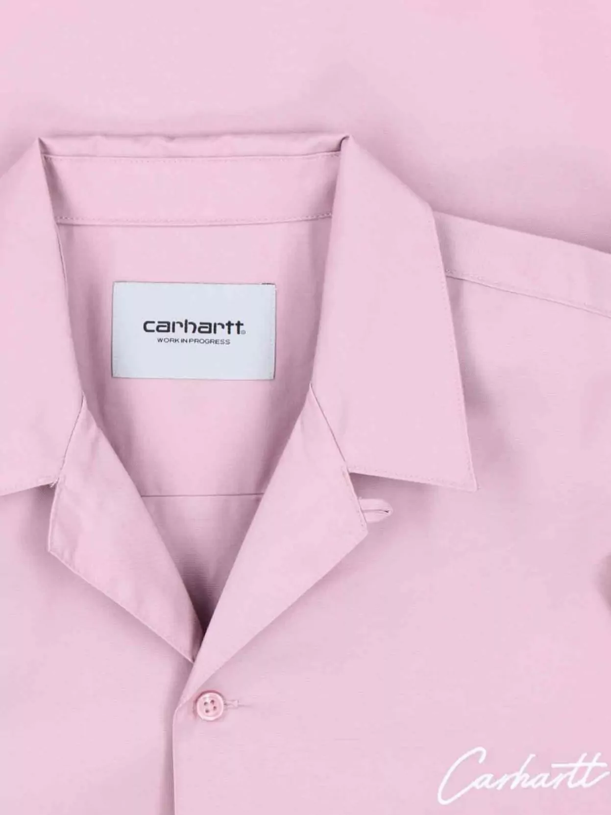 Carhartt Wip Short Sleeve Casual Shirt With Spread Collar