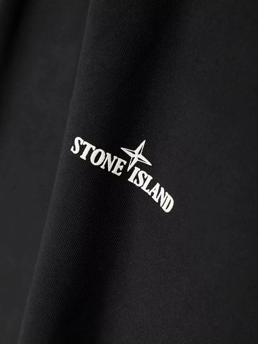 Stone Island Cotton Oversized Printed Sweatshirt