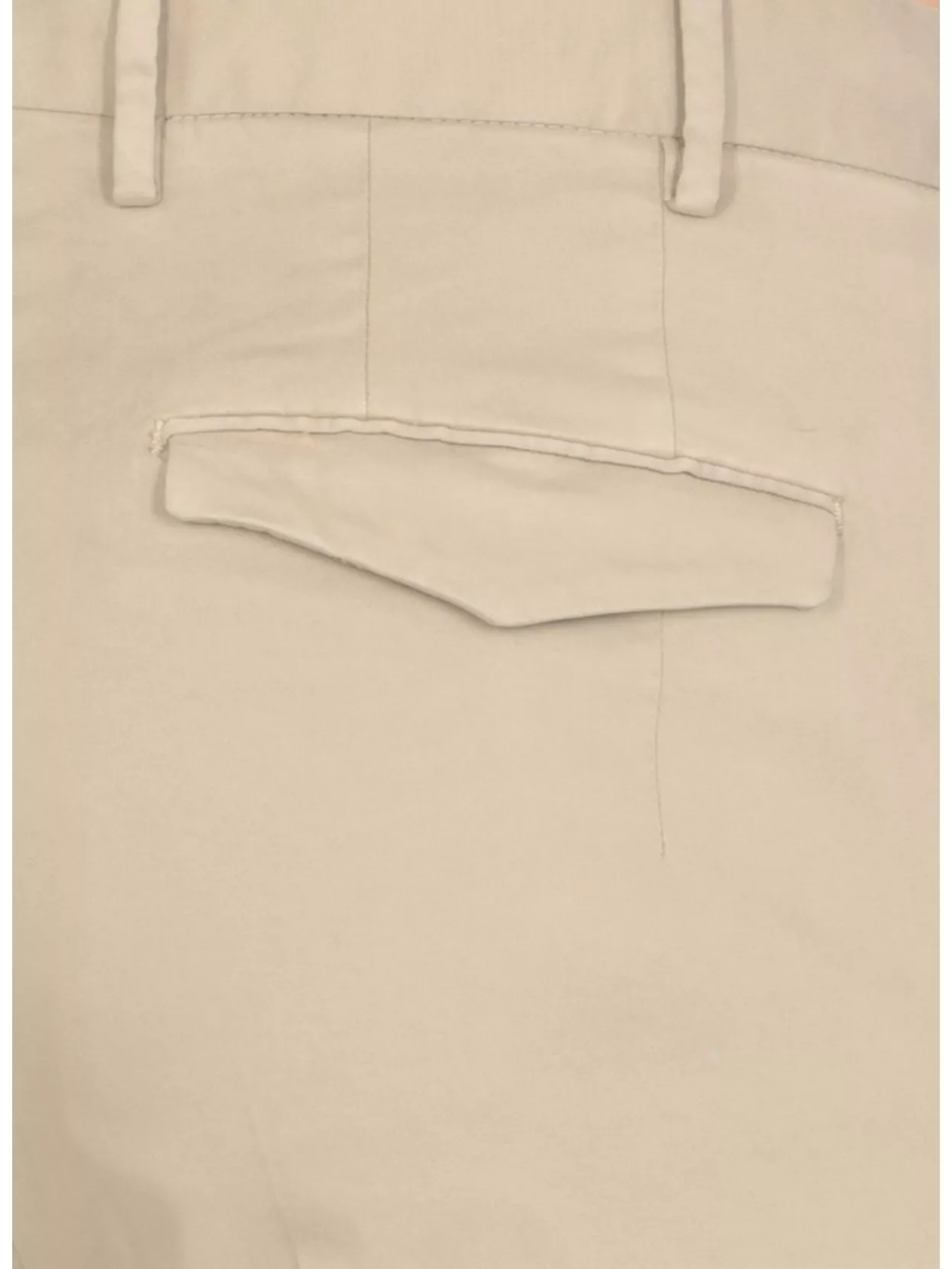 Pt Torino Cotton Trousers With Belt Loops And Pockets