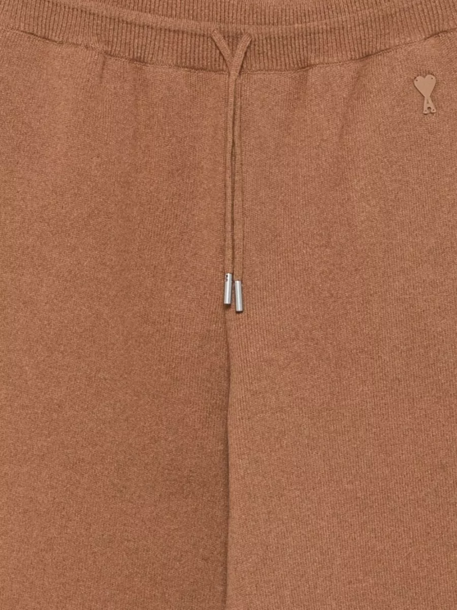Ami Paris Merino Wool Drawstring Jogging Trousers