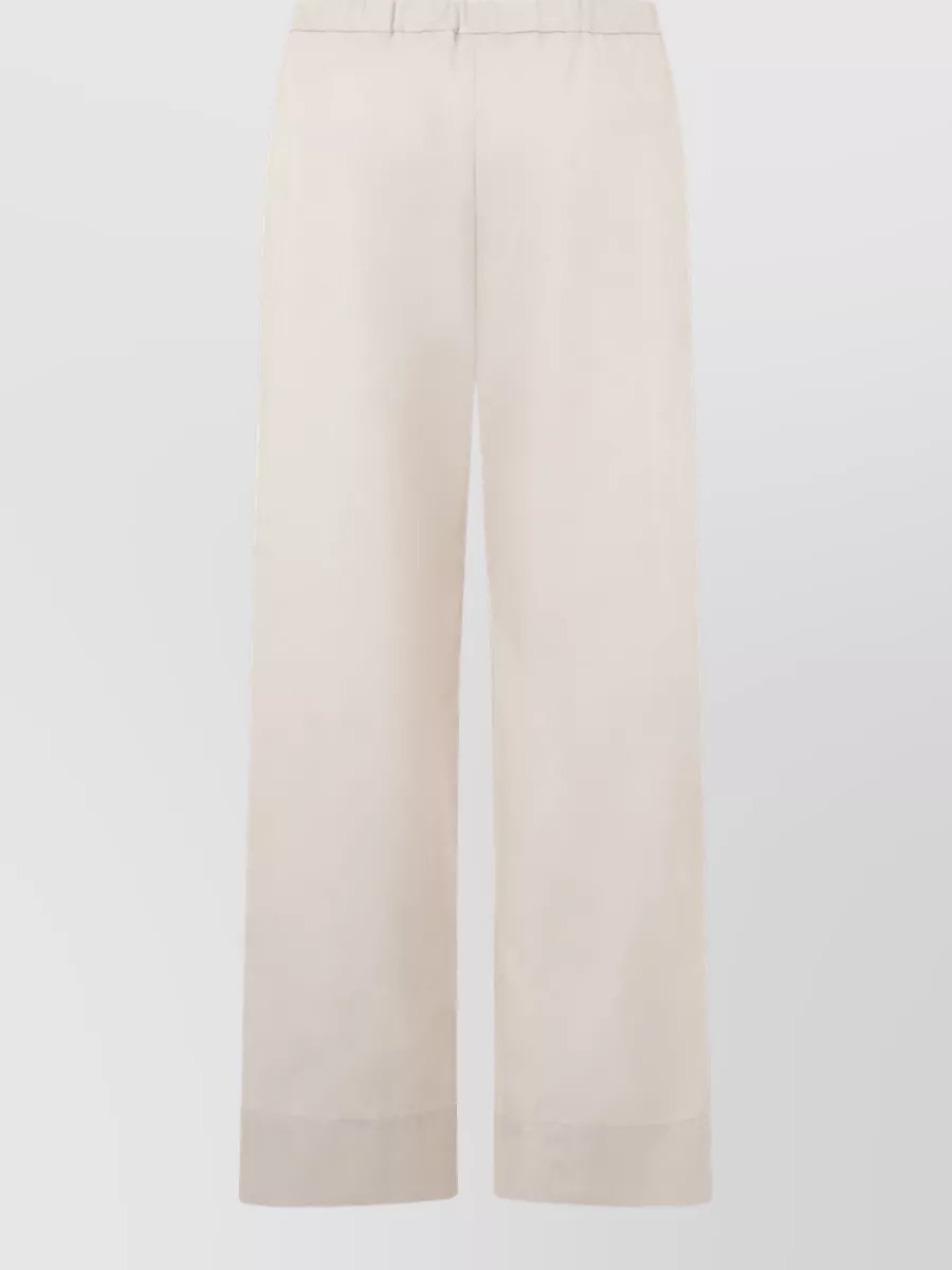 S Max Mara Cotton Loose-Fit Trousers