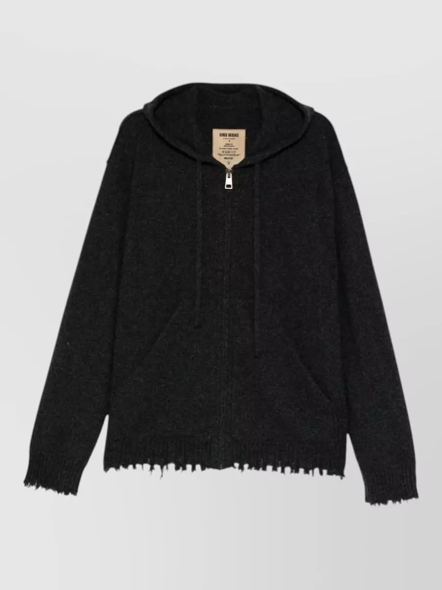 Uma Wang Cashmere hooded jacket