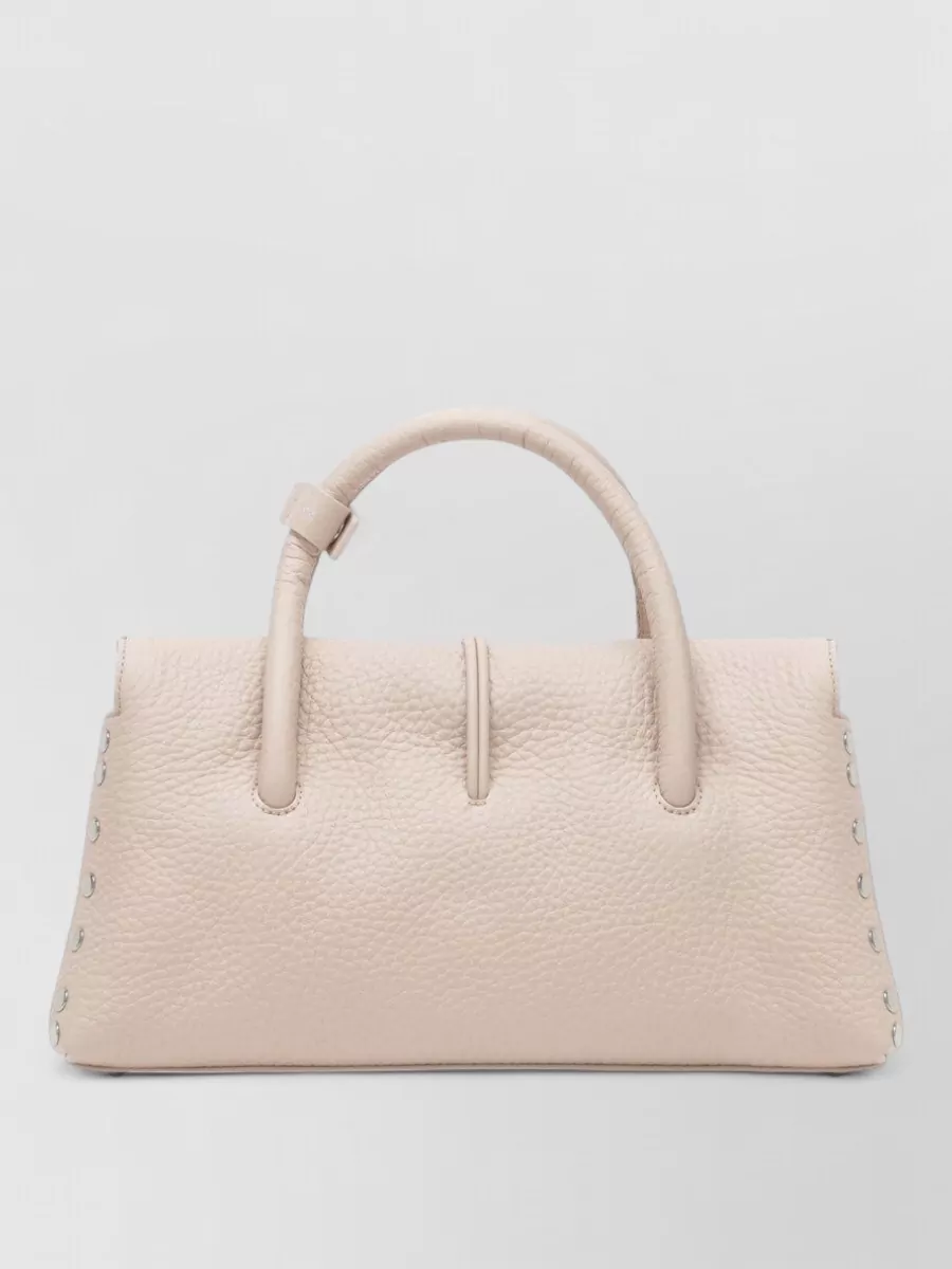 Zanellato hammered leather small tote bag