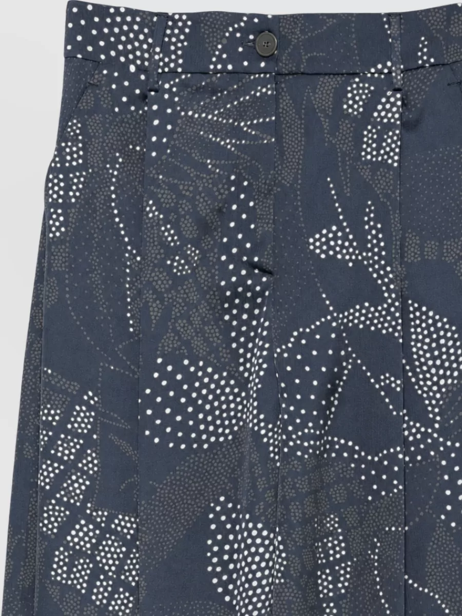 Emporio Armani Printed Wide-Leg Trousers