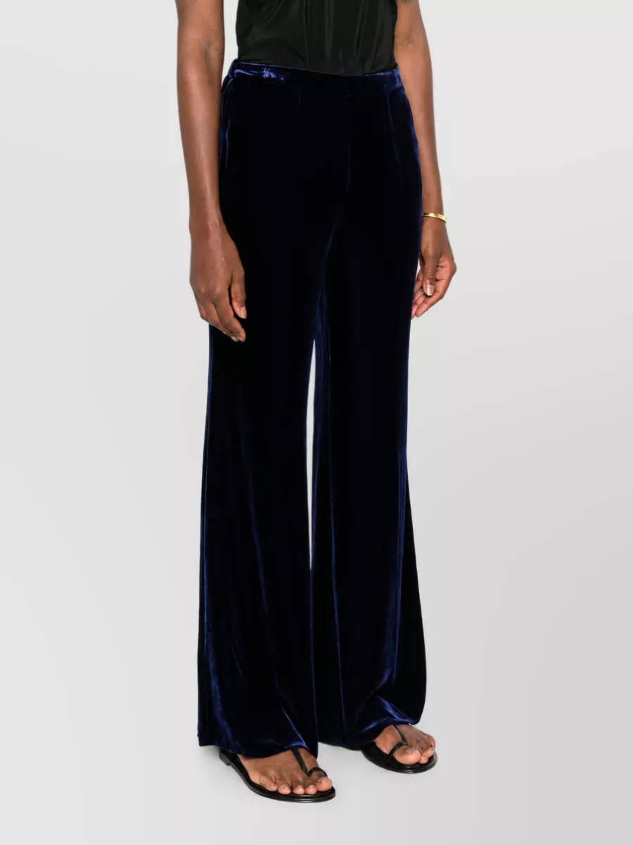Forte Forte Silk Velvet Flared Trousers