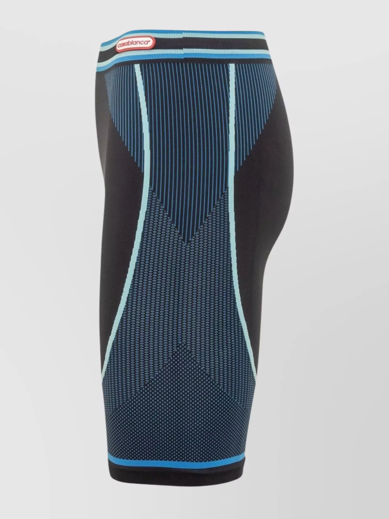 Casablanca Ribbed Stretch Shorts Breathable Design