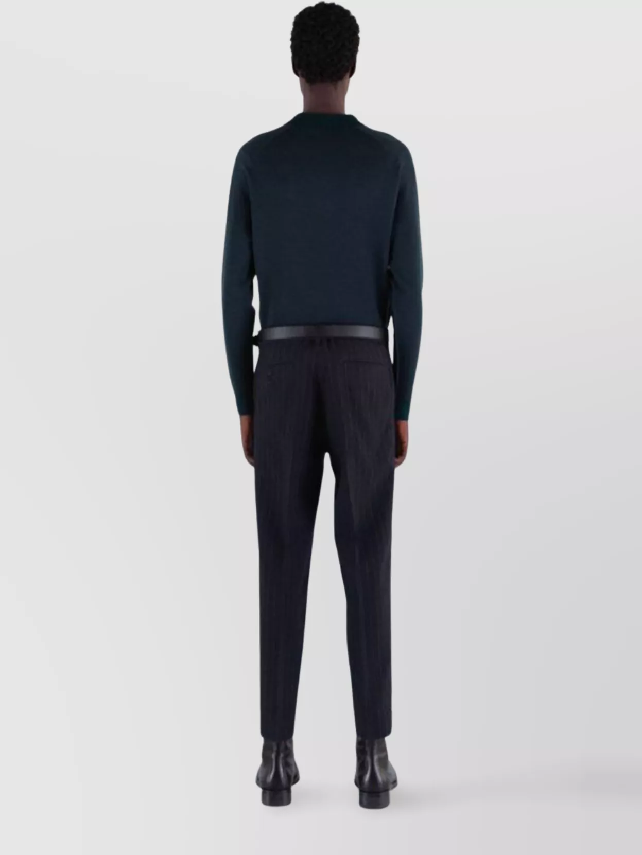 John Smedley Long Sleeve Jacquard Knit Polo Top