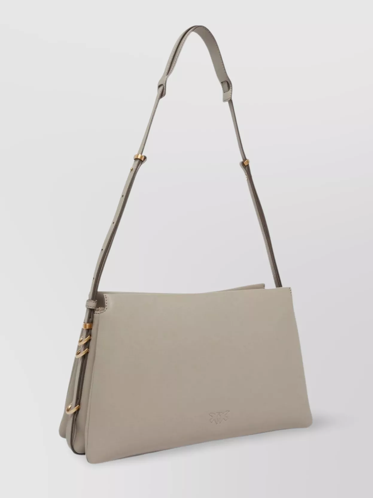 Pinko Calfskin Leather Shoulder Bag