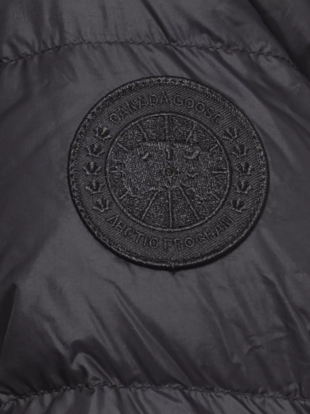 Canada Goose Padded Long Coat With Hood And Pockets