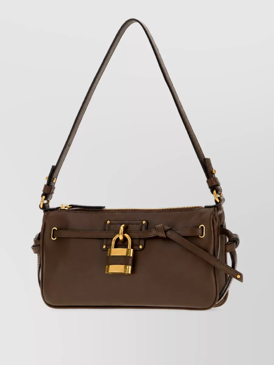 Chloé paddington small leather clutch bag