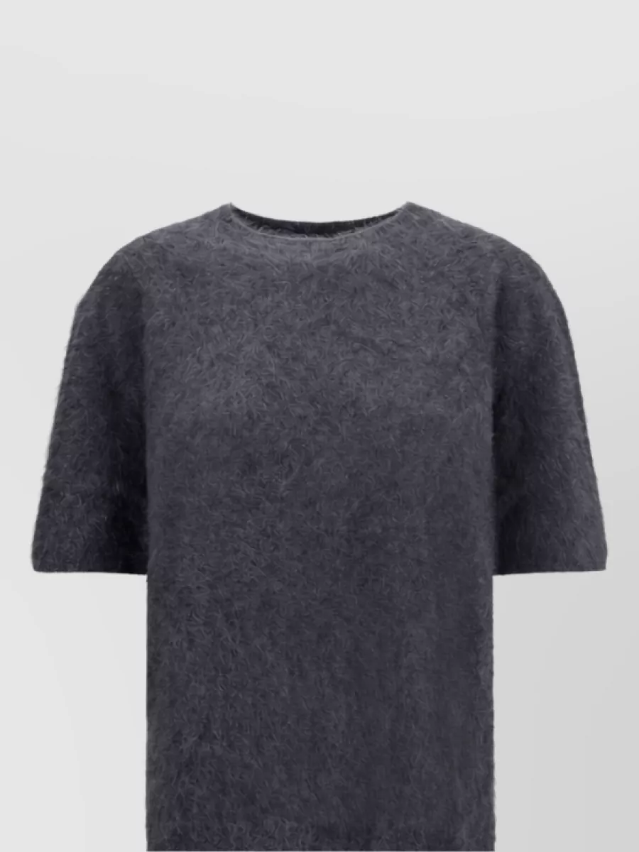 Lisa Yang cashmere relaxed-fit short-sleeve sweater