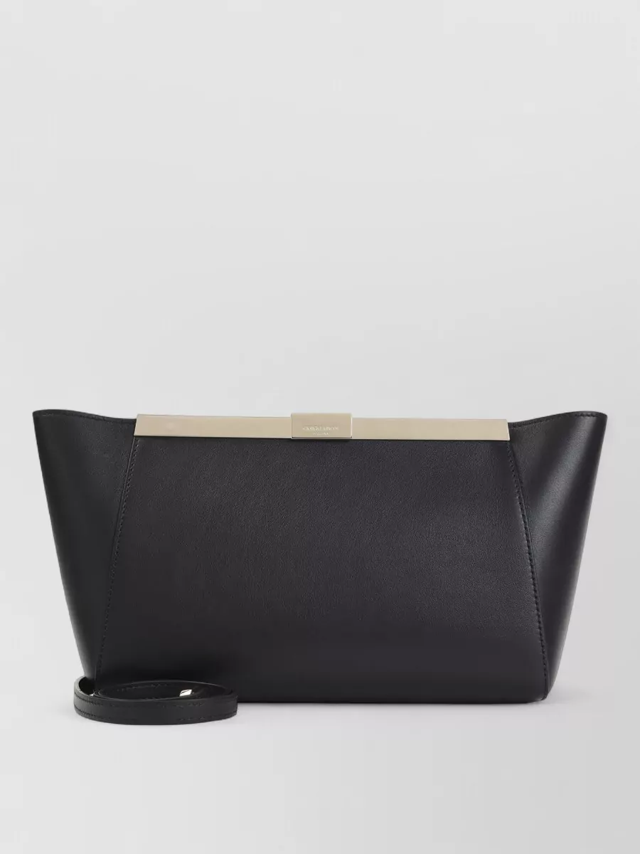 Giorgio Armani leather clutch bag
