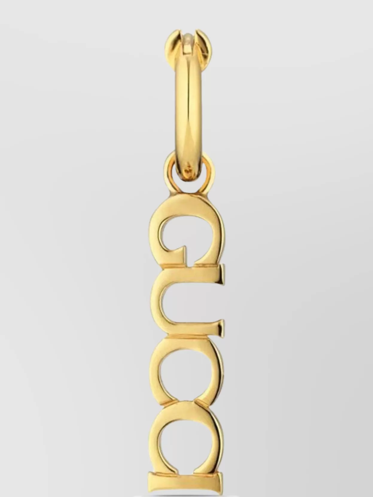 Gucci Hoop Earrings Featuring Drop Detail