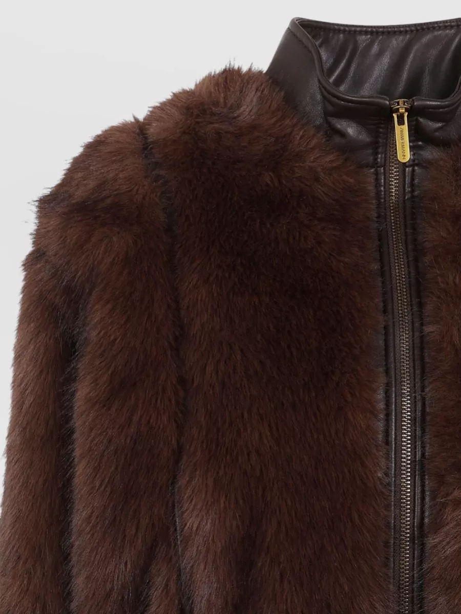 Zimmermann Paneled Faux Fur Jacket