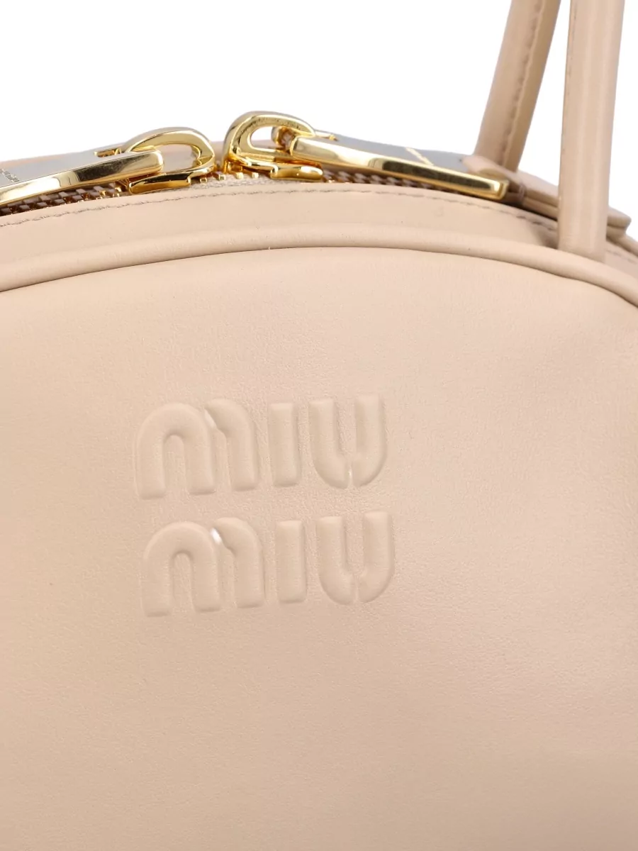 Miu Miu Beau Leather Clutch Bag