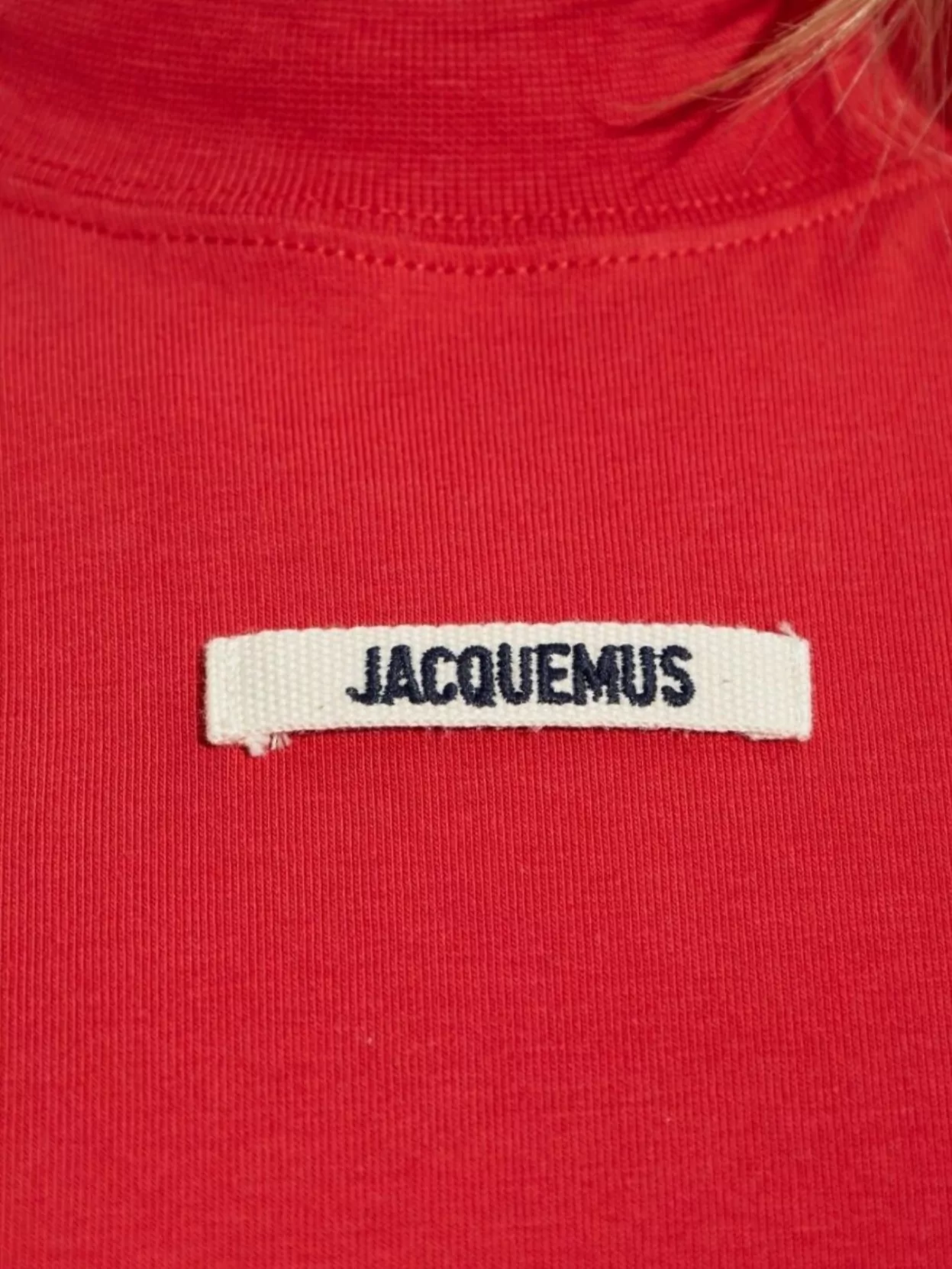 Jacquemus Ribbed Crew Neck Short Sleeve Top