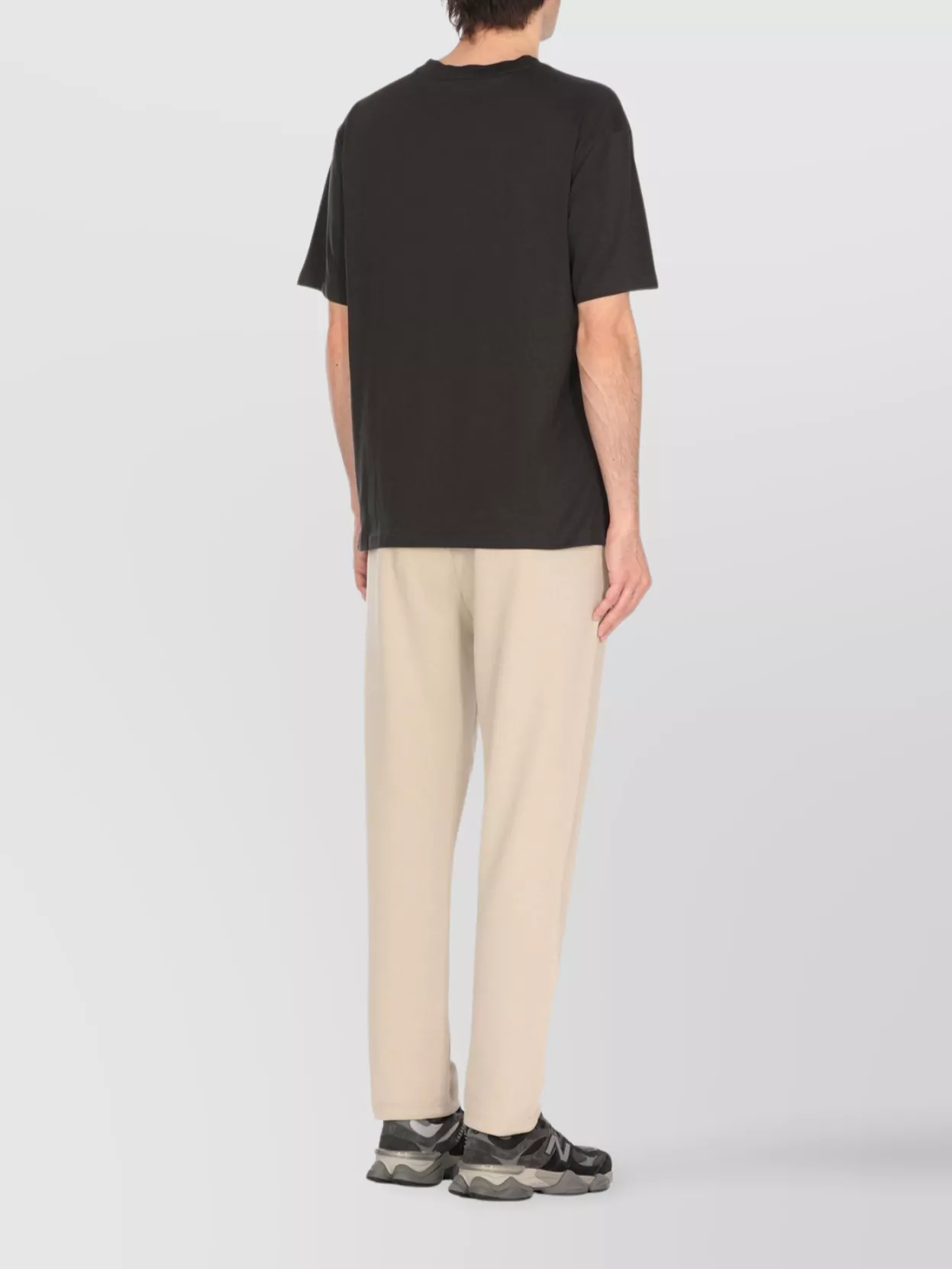 K-way Crewneck Cotton T-shirt With Short Sleeves In Gray