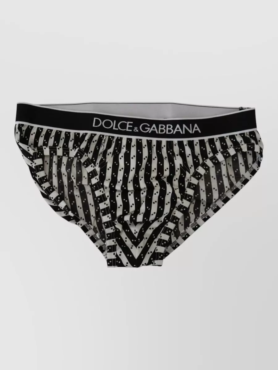 Dolce&Gabbana silk satin underwired briefs
