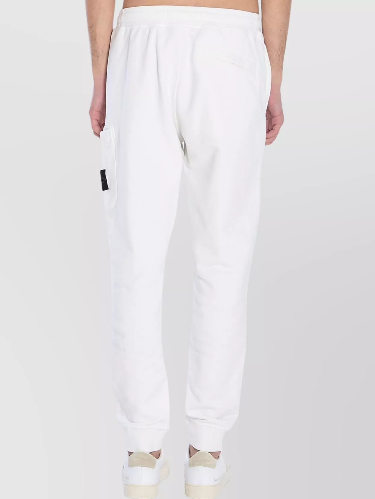 Stone Island Organic Cotton Fleece Jogger Pants