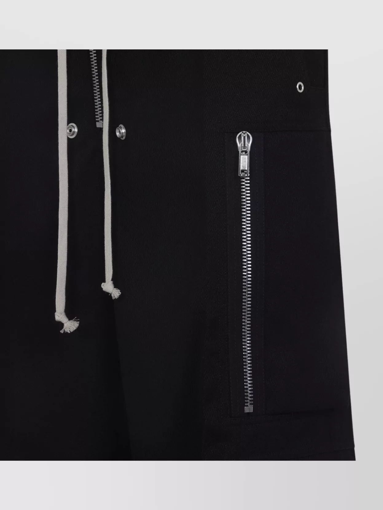 Rick Owens Zipped Pockets Wool Cargo Trousers