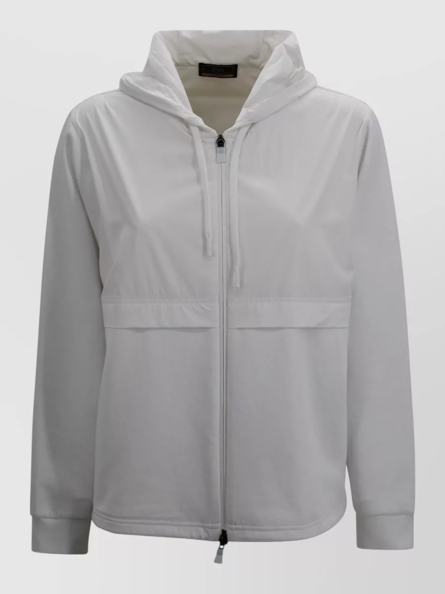 Herno Nylon Zip Hoodie