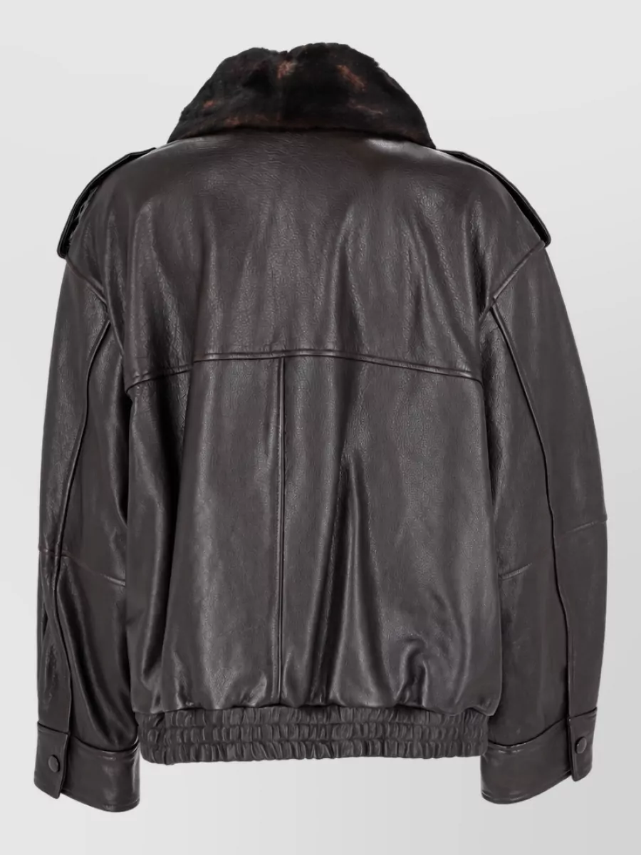 Loulou Studio Leather Coat