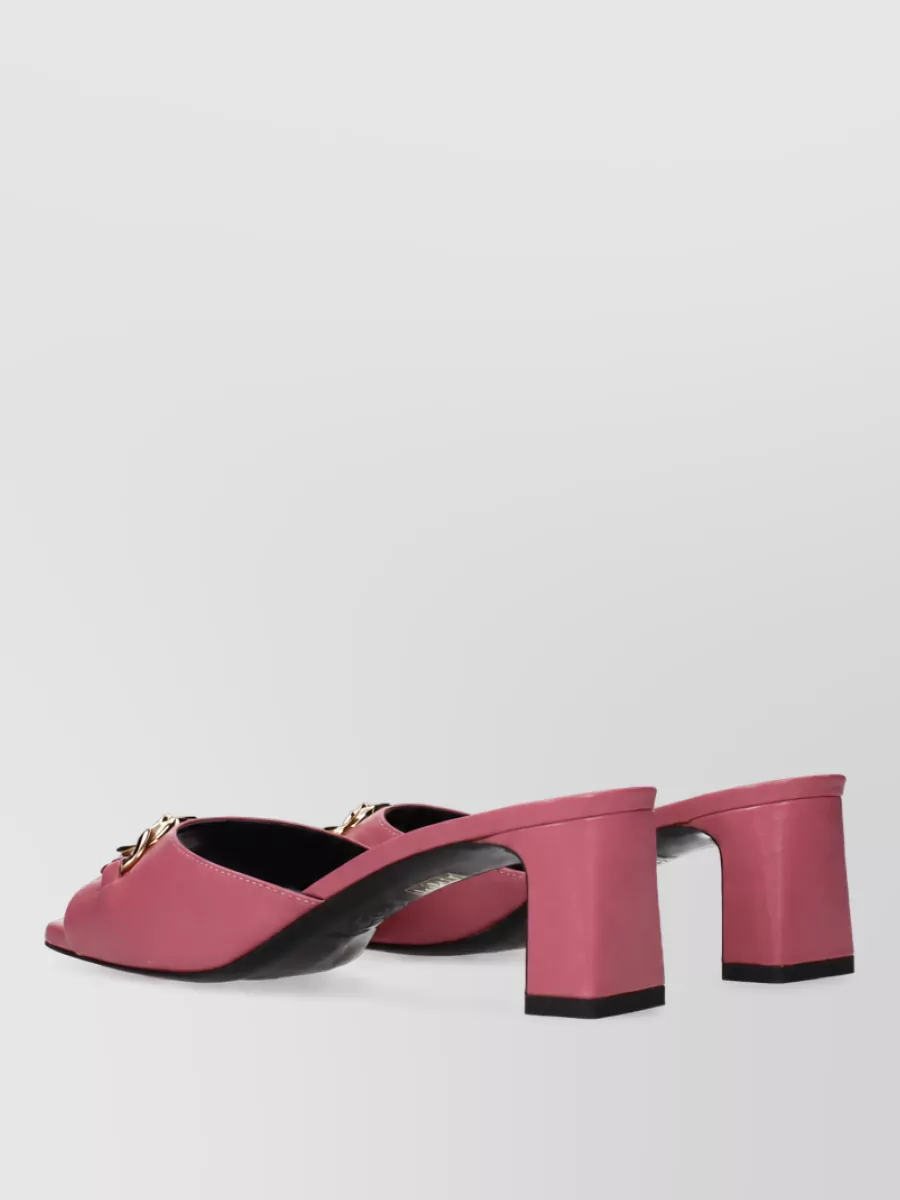Versace Leather Mules
