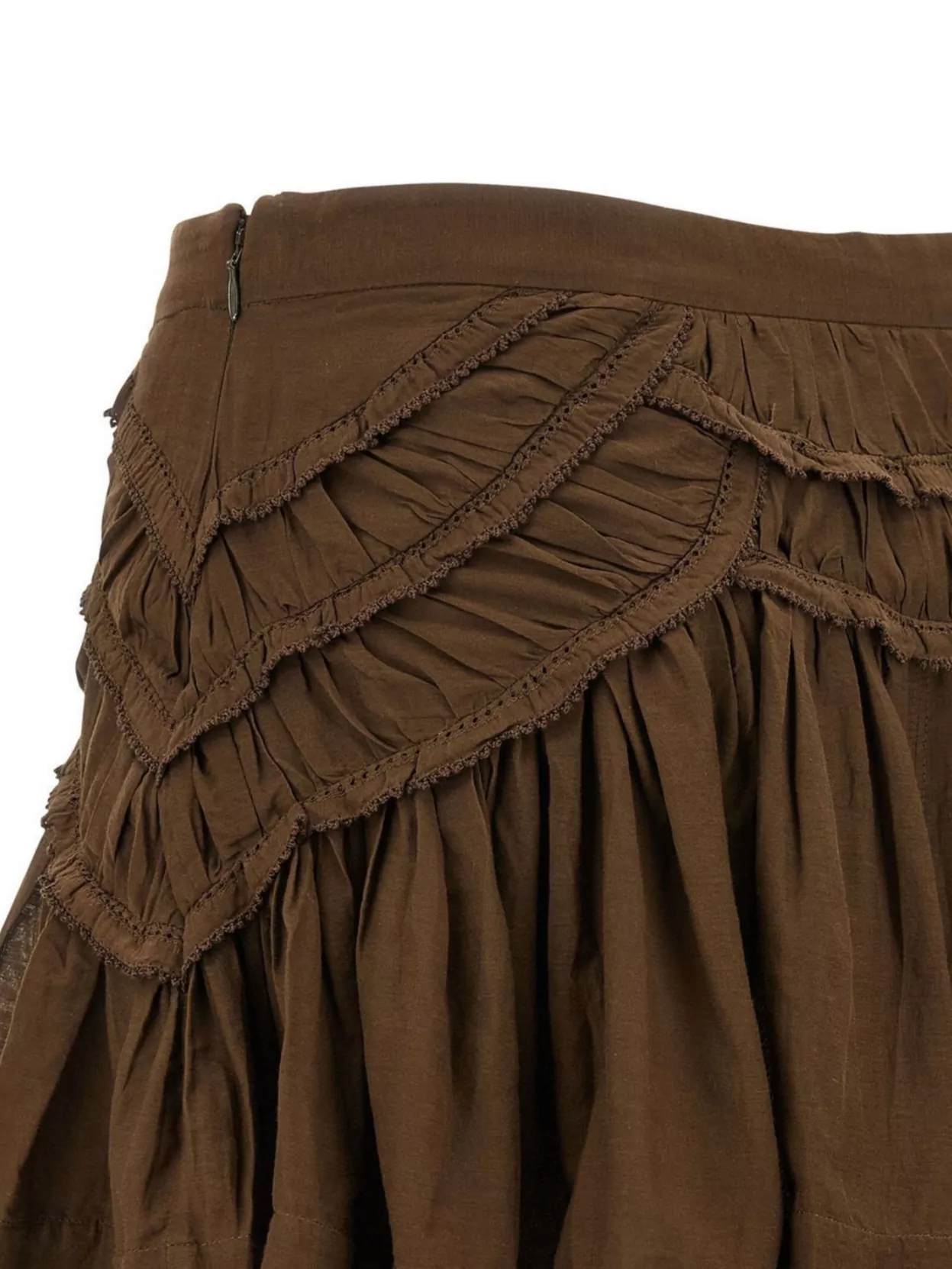 Isabel Marant Etoile Ruffled Layered Skirt Detailed Design