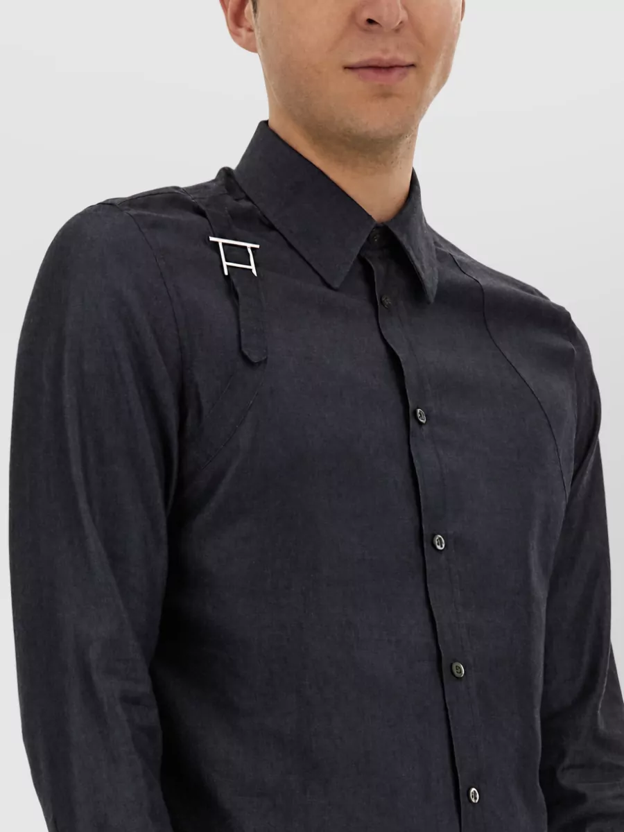 Alexander Mcqueen Cotton Lyocell Shirt