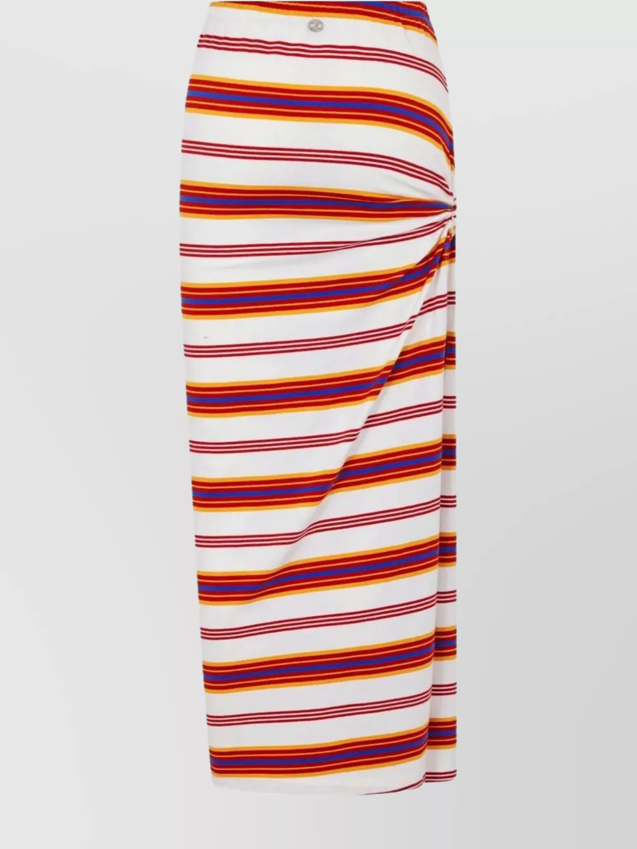 Paco Rabanne Asymmetrical Maxi Skirt Side Slit