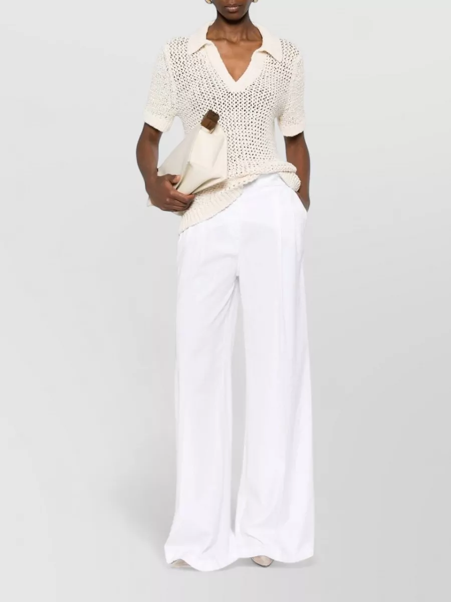 Via Masini 80 Wide-Leg Trousers