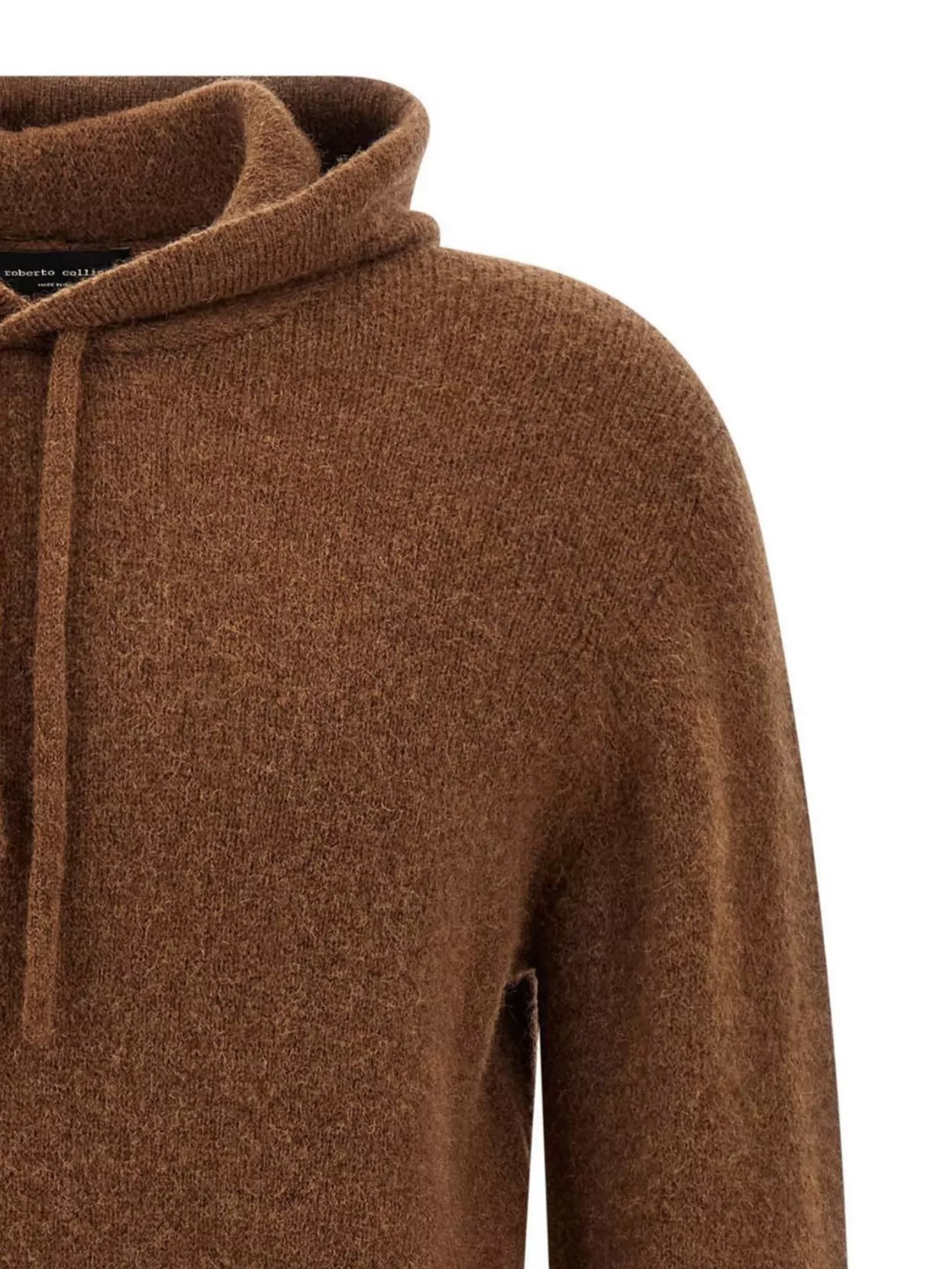 Roberto Collina Long Sleeve Hooded Knit Sweater