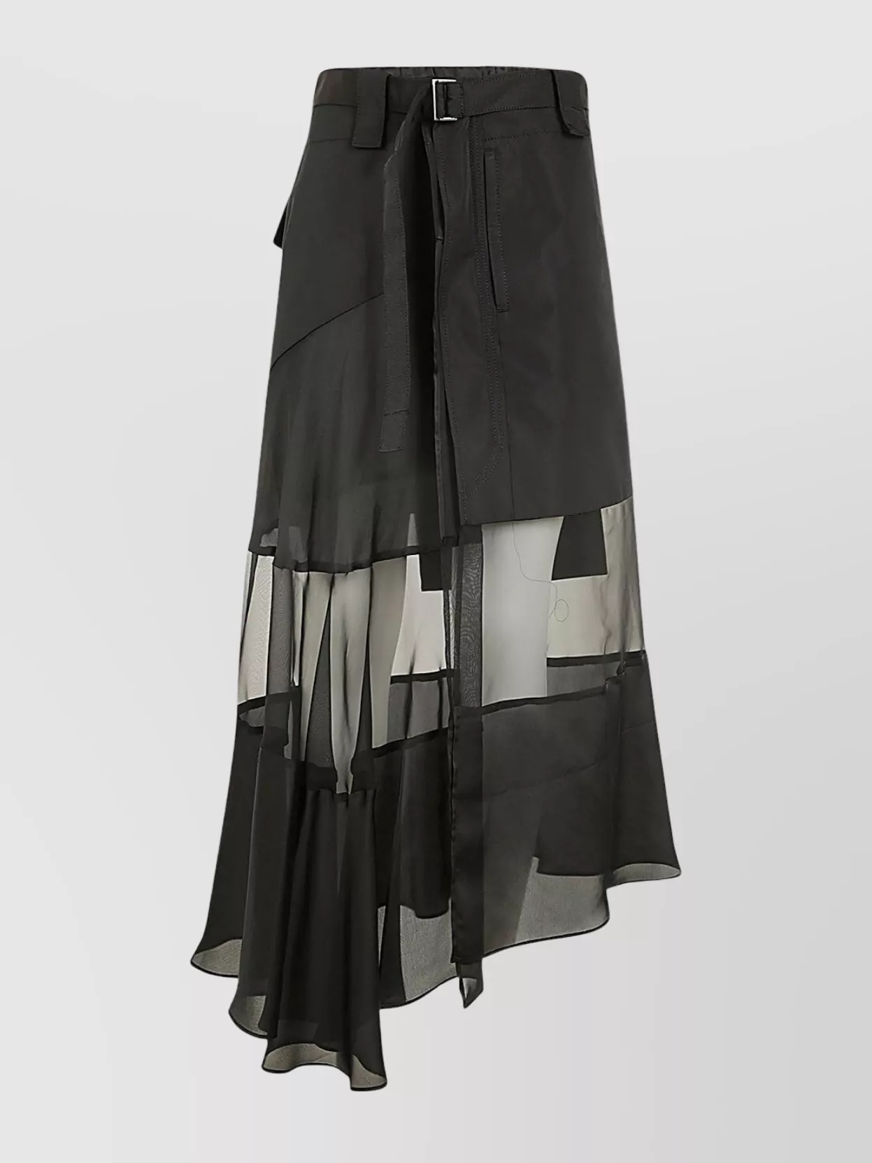 Sacai Asymmetric Layered Cargo Skirt