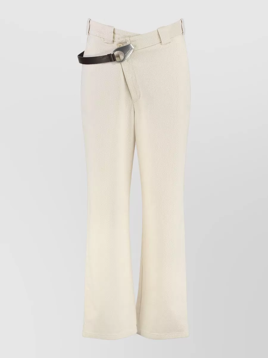 Pinko paint flared trousers