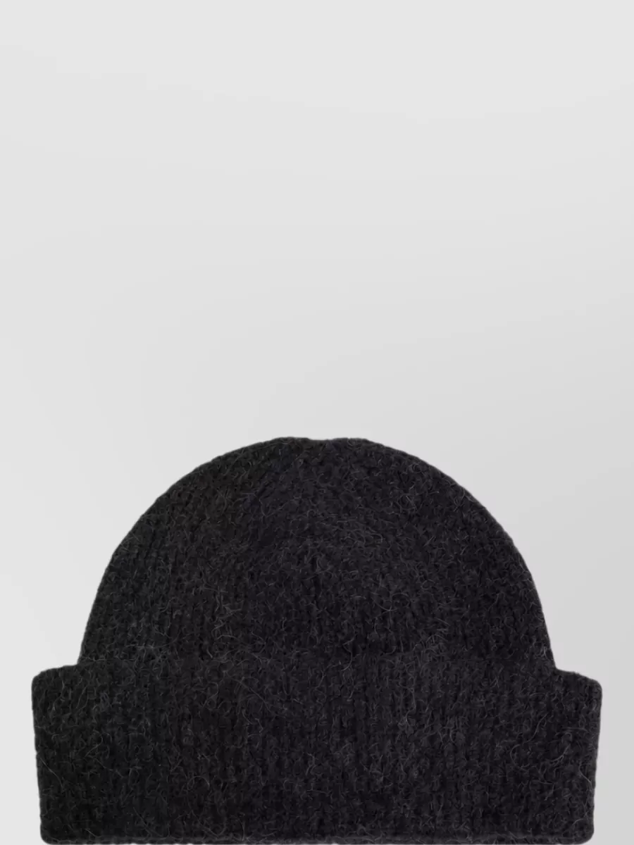 Laneus ribbed knit beanie
