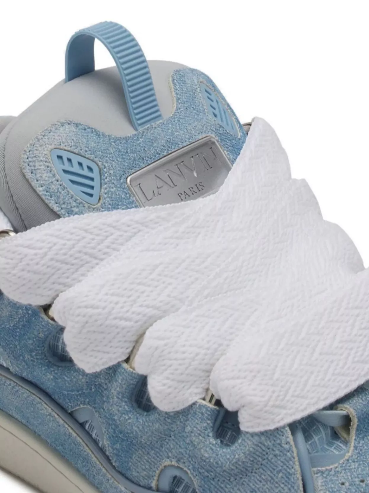 Lanvin Chunky Sole Perforated Sneakers