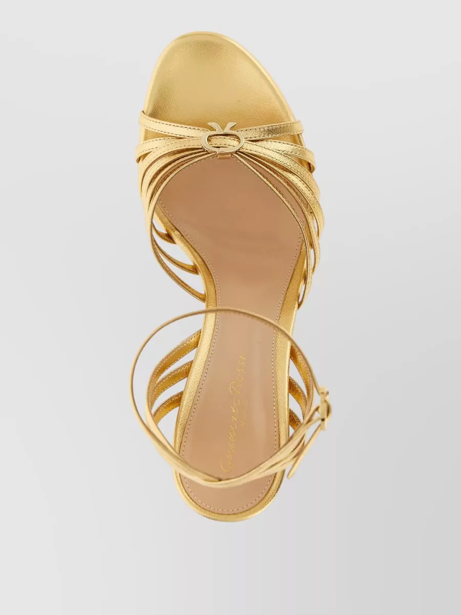 Gianvito Rossi Rita Sandals Open Toe Block Heel