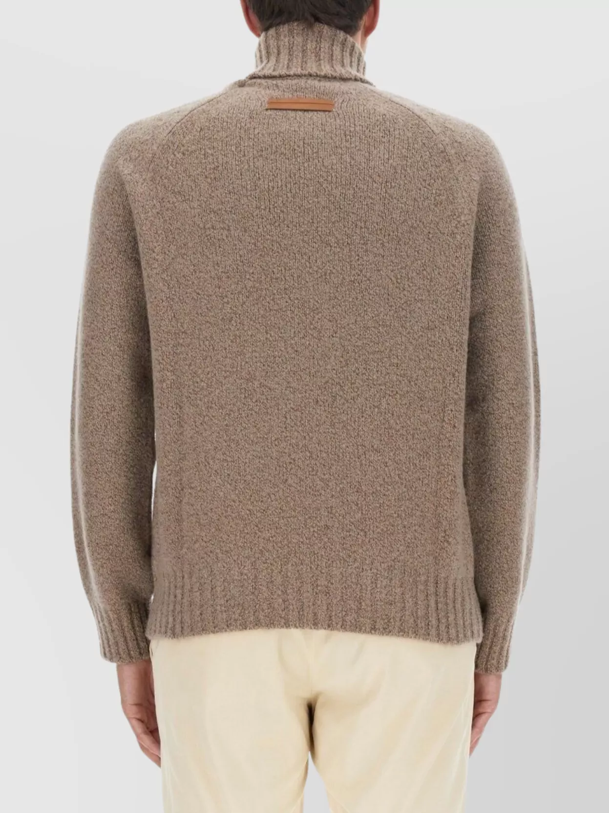 Zegna Ribbed Turtleneck Sweater Long Sleeves