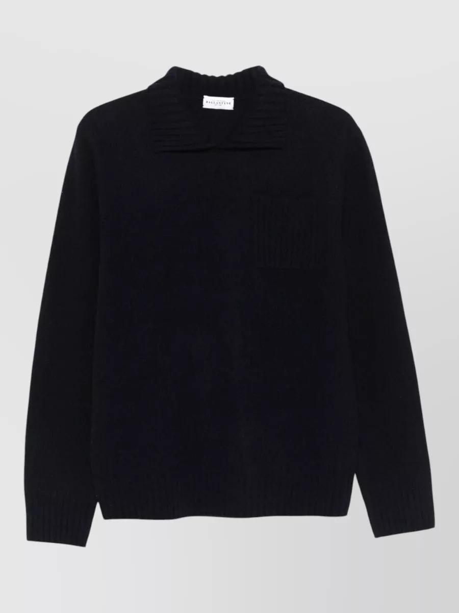 Ballantyne Sailor Neck Wool Sweater