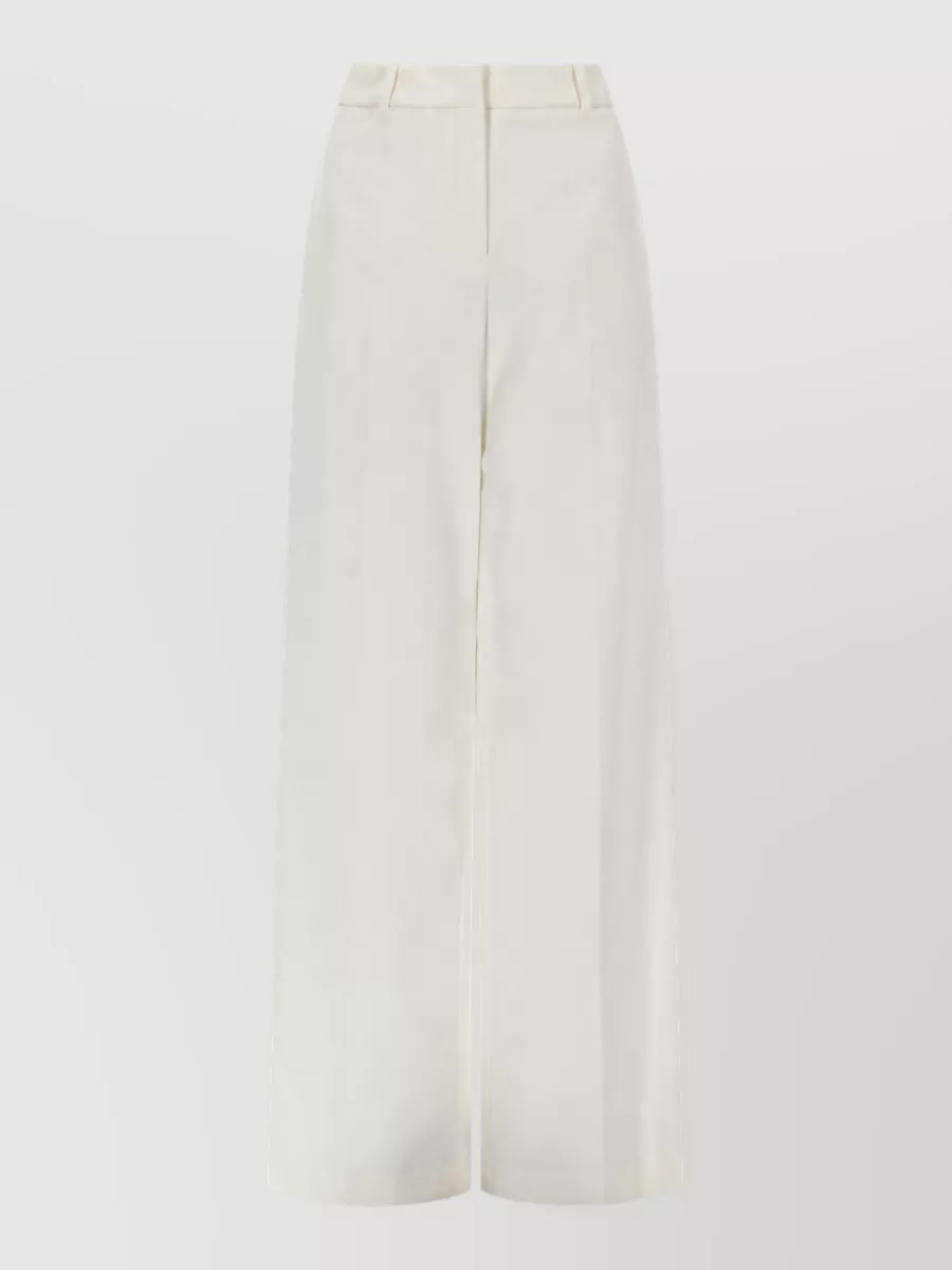 Fendi Cotton Wide-Leg Trousers