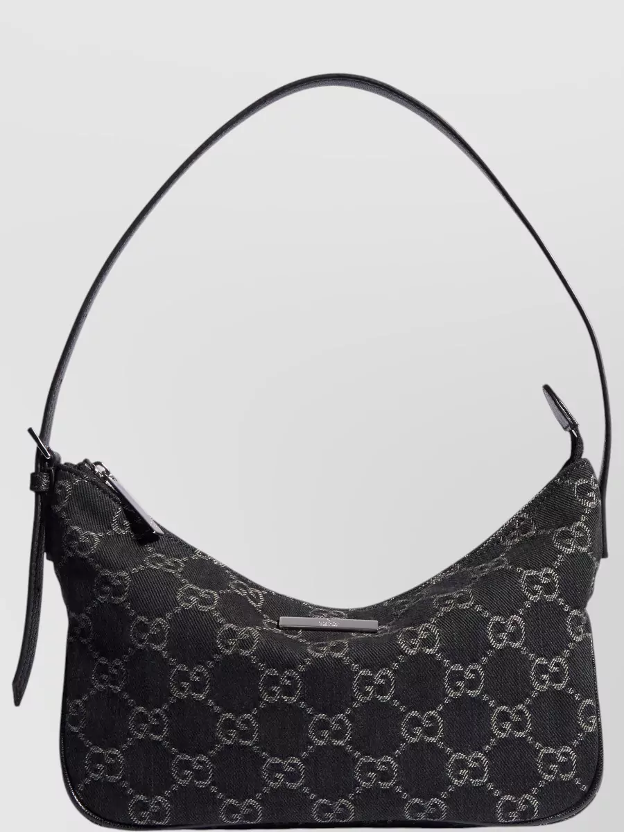 Gucci Na Small Denim Clutch Bag