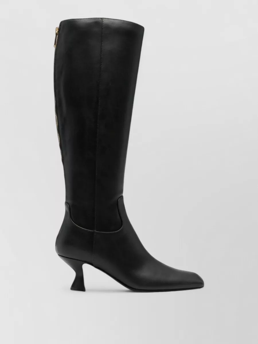 Sergio Rossi leather knee-high boots