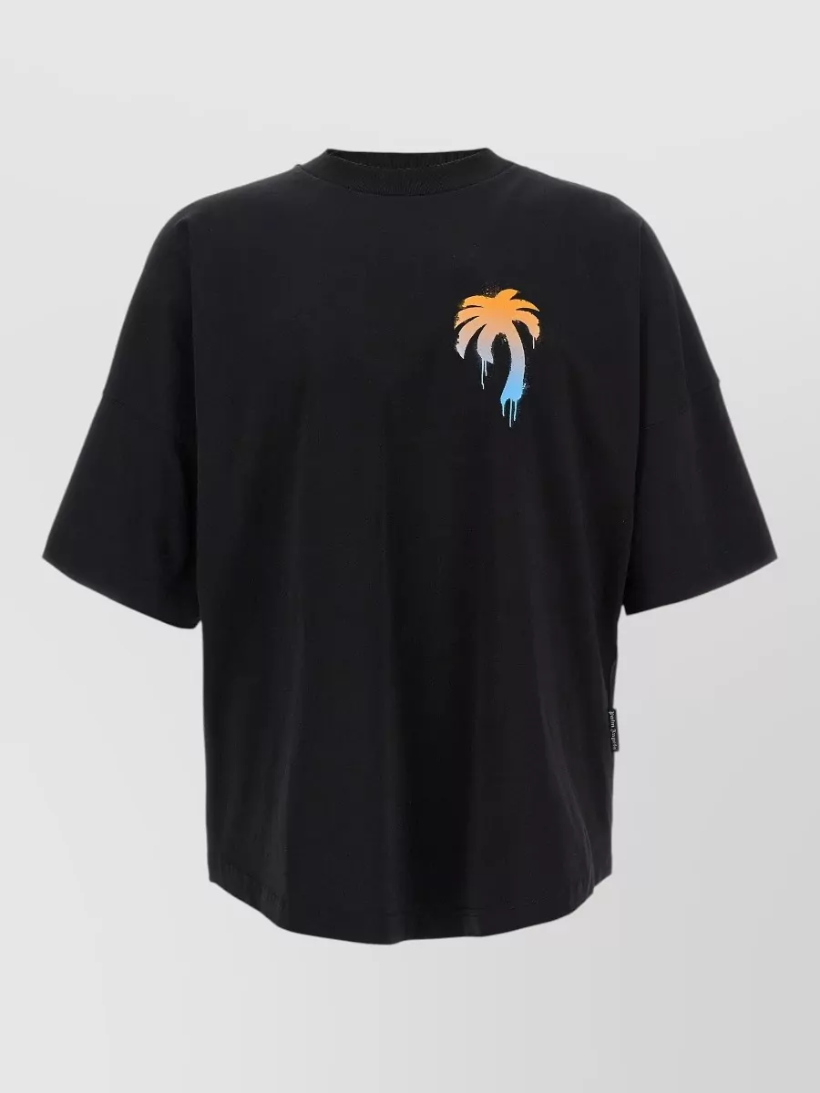 Palm Angels cotton oversized printed t-shirt