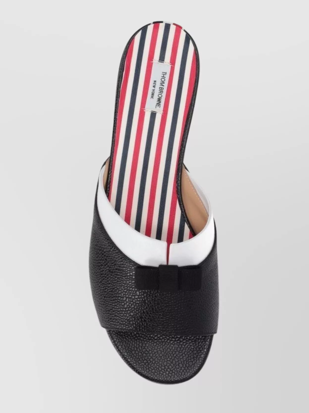 Thom Browne Bow Detail Flat Sole Open Toe Sandals