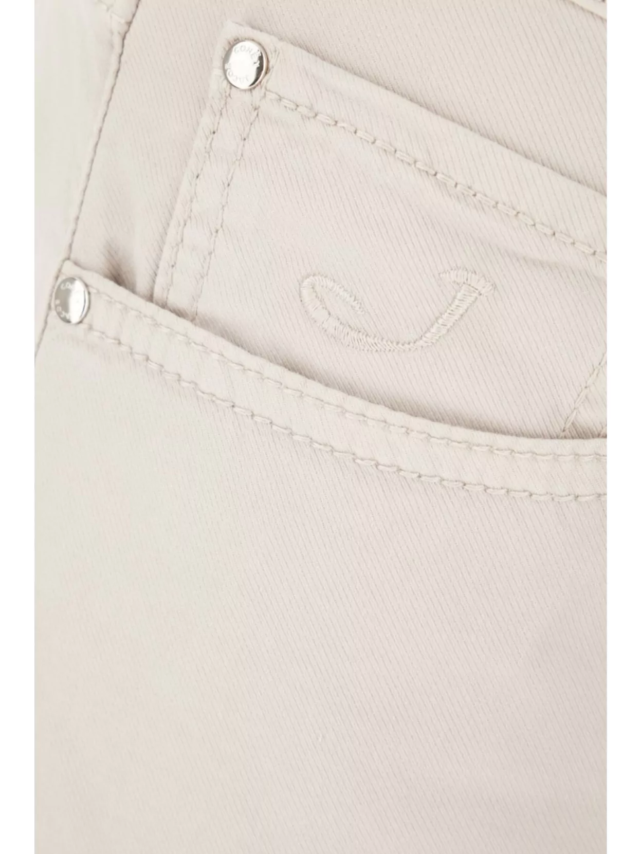 Jacob Cohen Stretch Cotton Blend Pants With Belt Loops