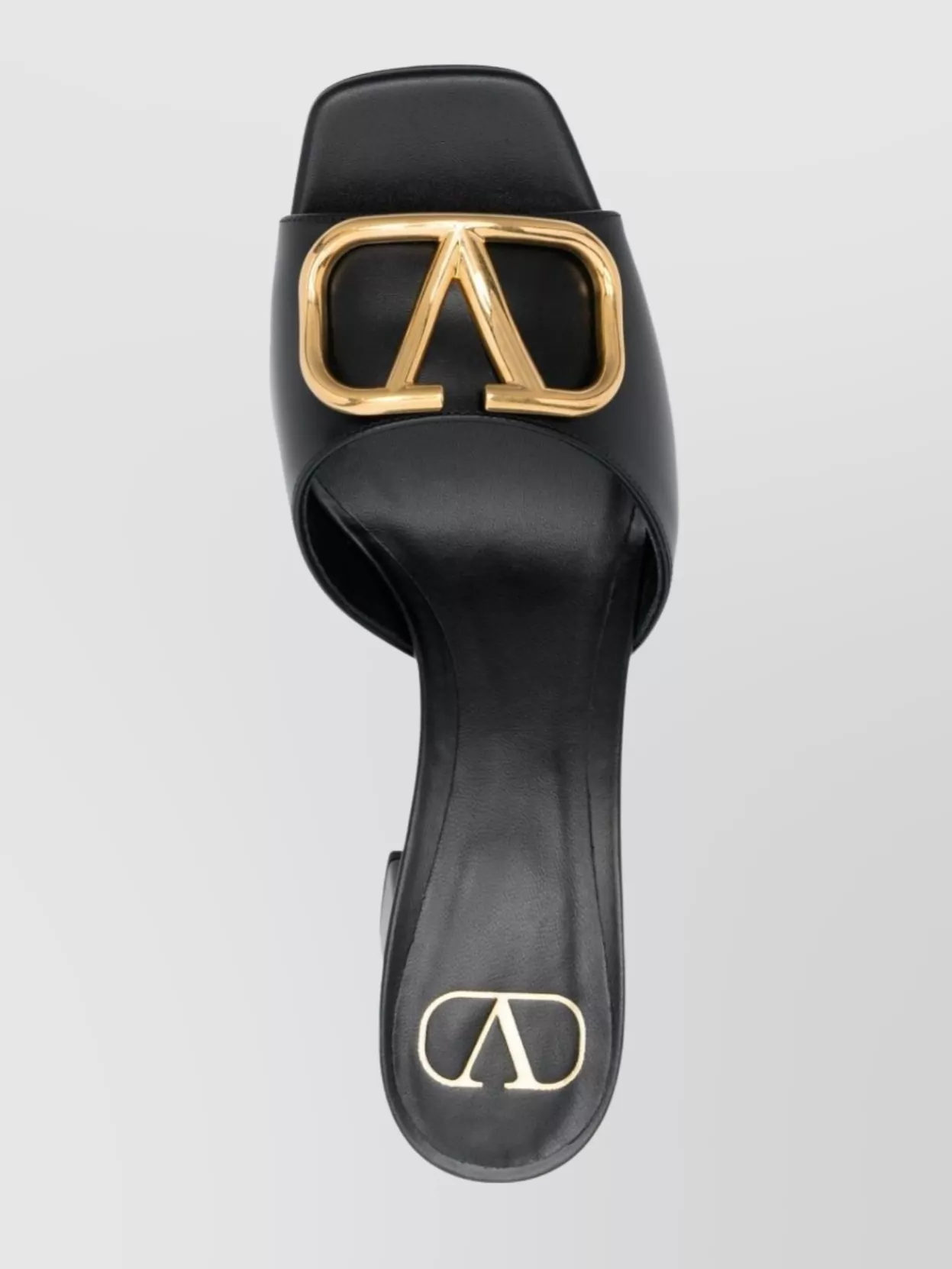 Valentino Garavani Vlogo Signature Leather Mules