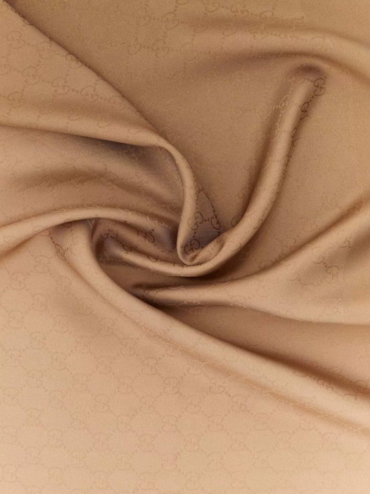 Gucci Monogram Patterned Silk Square Scarf
