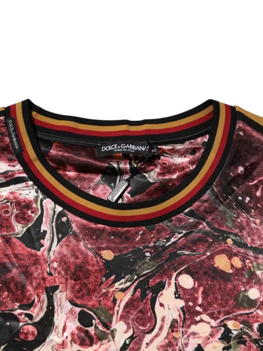 Dolce&Gabbana Marble Print Oversized T-Shirt