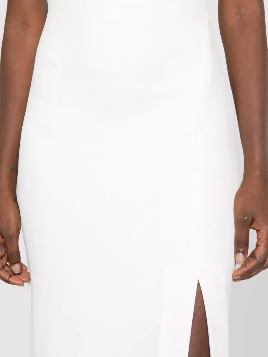 Solace London Sleeveless High Neck Side Slit Maxi Dress
